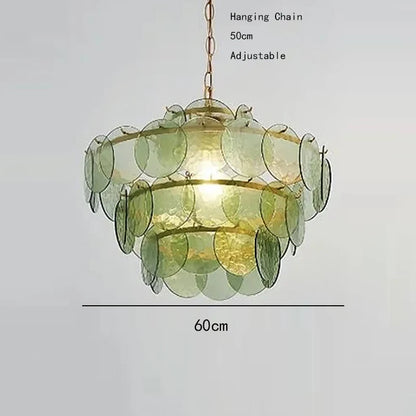 Lustre en Verre pour Cuisine - Luminaire Vintage Retro