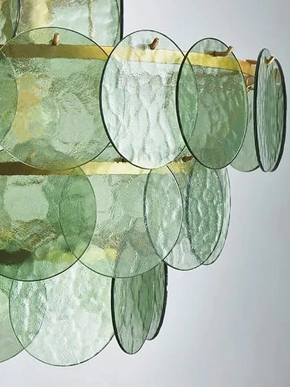 Lustre en Verre pour Cuisine - Luminaire Vintage Retro