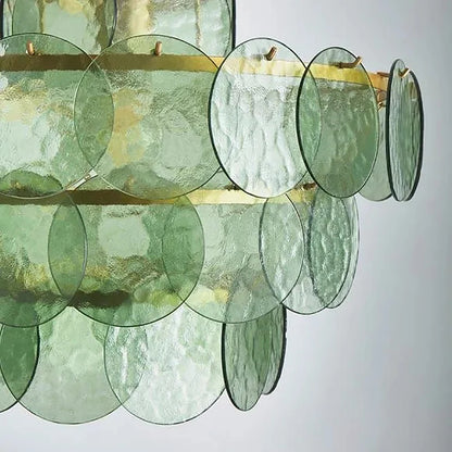 Lustre en Verre pour Cuisine - Luminaire Vintage Retro