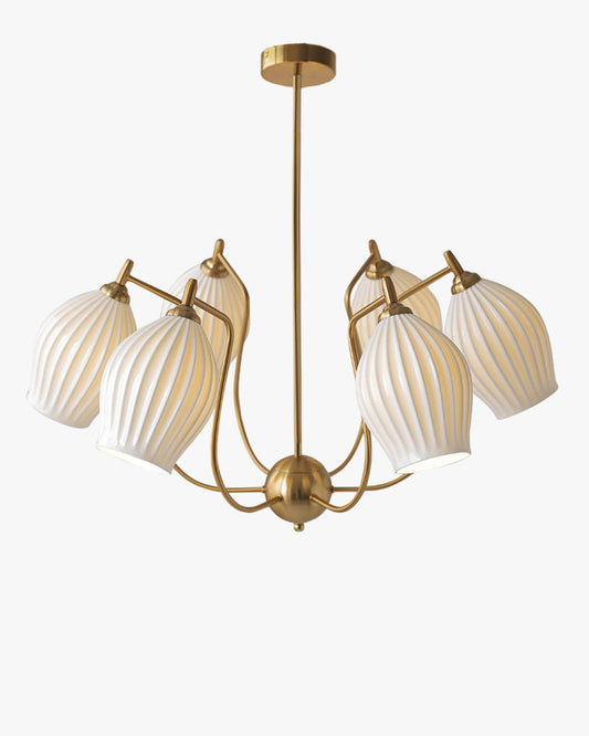 Lustre Art Déco en Céramique