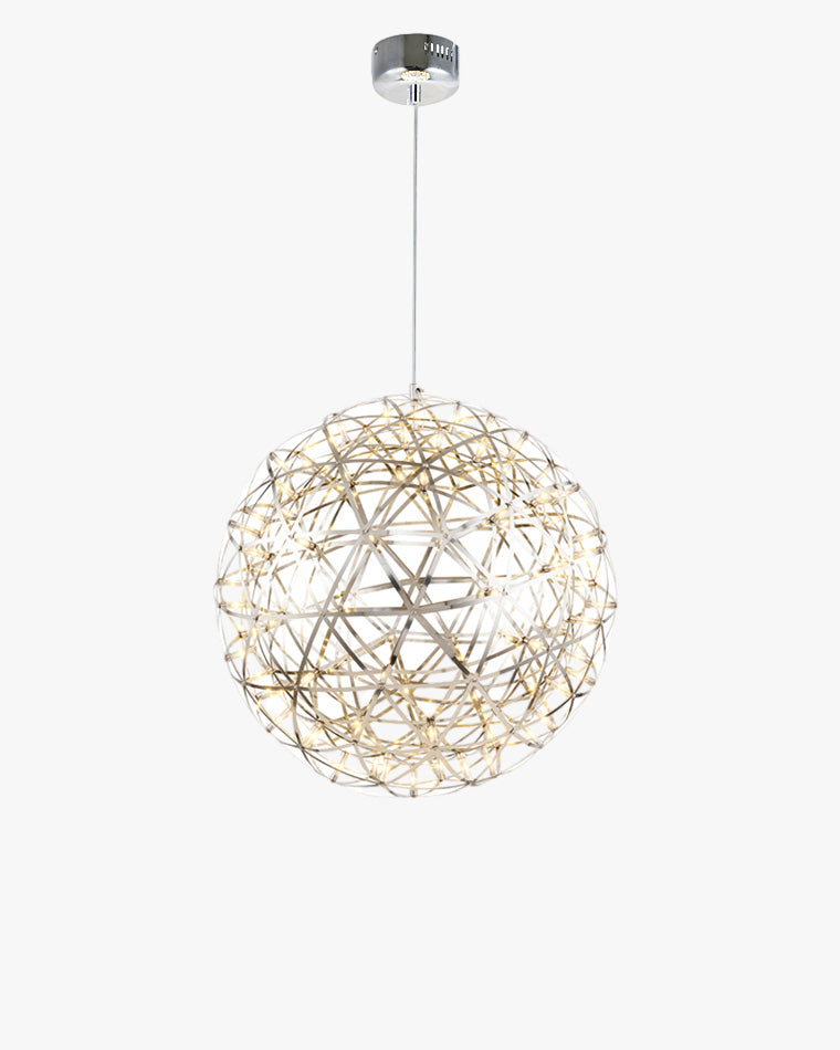 Lustre Céleste en Sphères Lumineuses