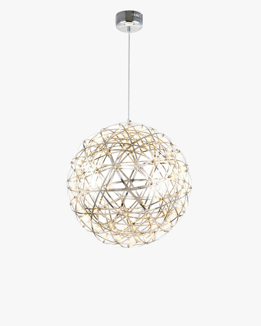 Lustre Céleste en Sphères Lumineuses