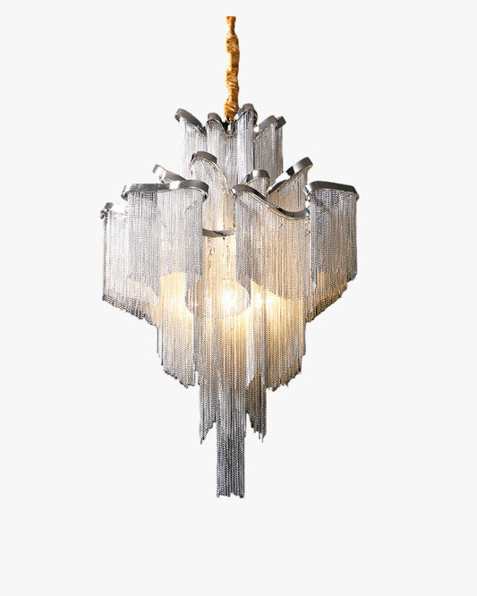 Lustre Cascade Métallique