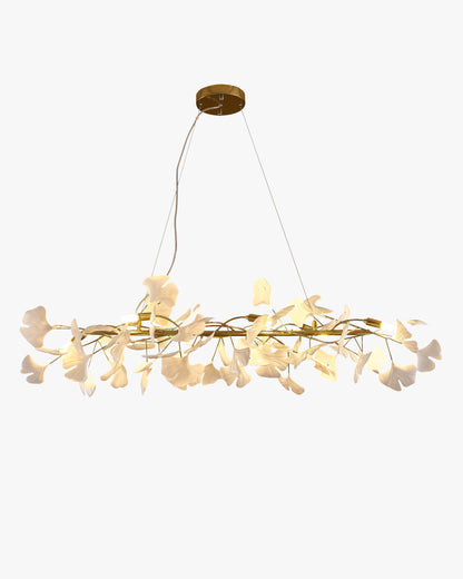 Lustre Linéaire "Feuilles d’Éclat"