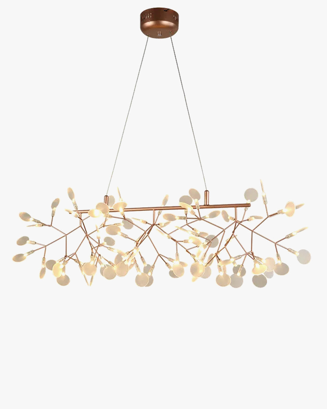 Lustre Linéaire "Éclats Suspendus"