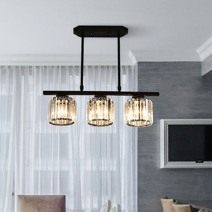 Lustre Minimaliste en Verre - Elara 14