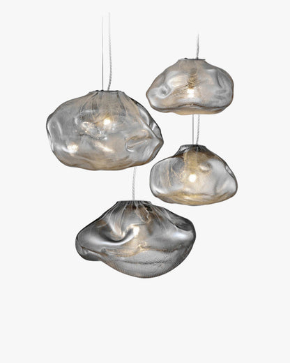 Lustre Nuage en Verre Soufflé