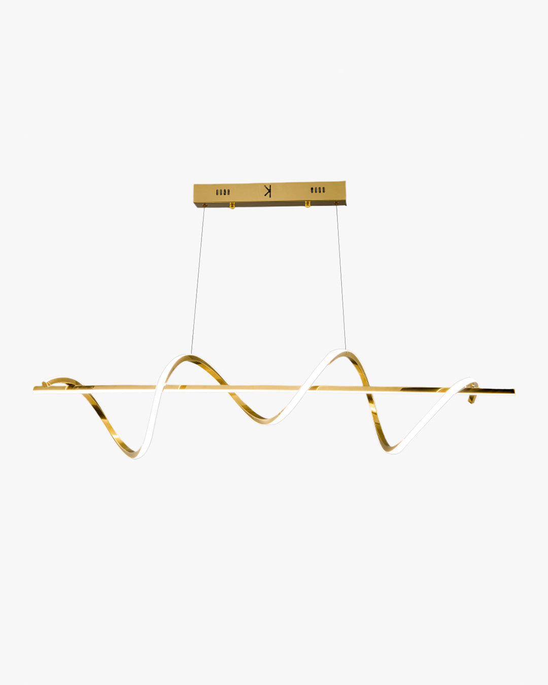 Lustre "Spira Dorée"