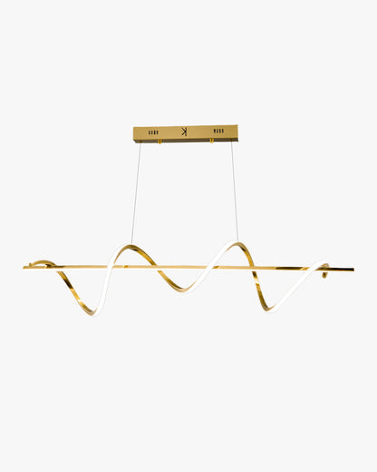 Lustre "Spira Dorée"