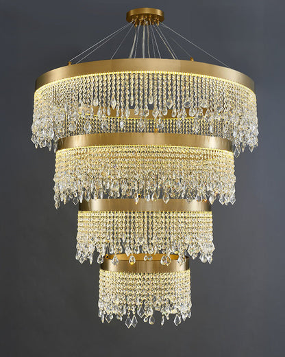 Lustre en Cristal en Cascade