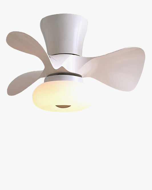 Mini ventilateur de plafond LED blanc 56 cm-Brise Lune