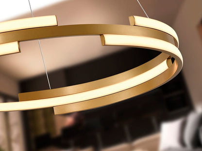 Moderne Lustre LED Or