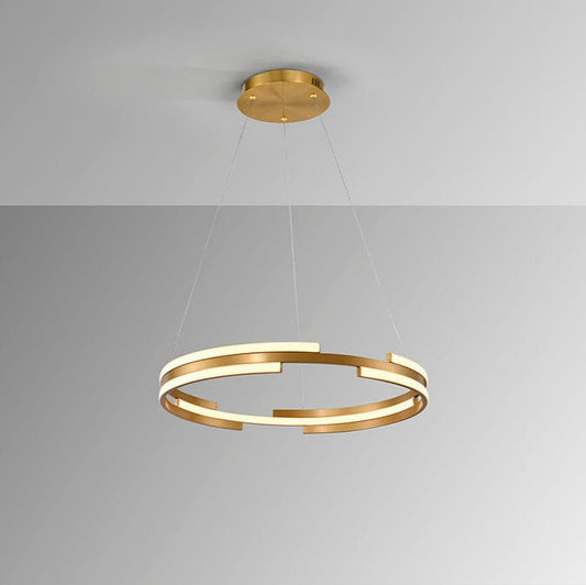 Moderne Lustre LED Or