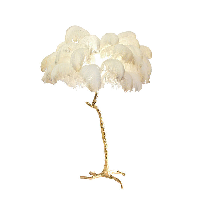 "Feather Oasis" Floor Lamp