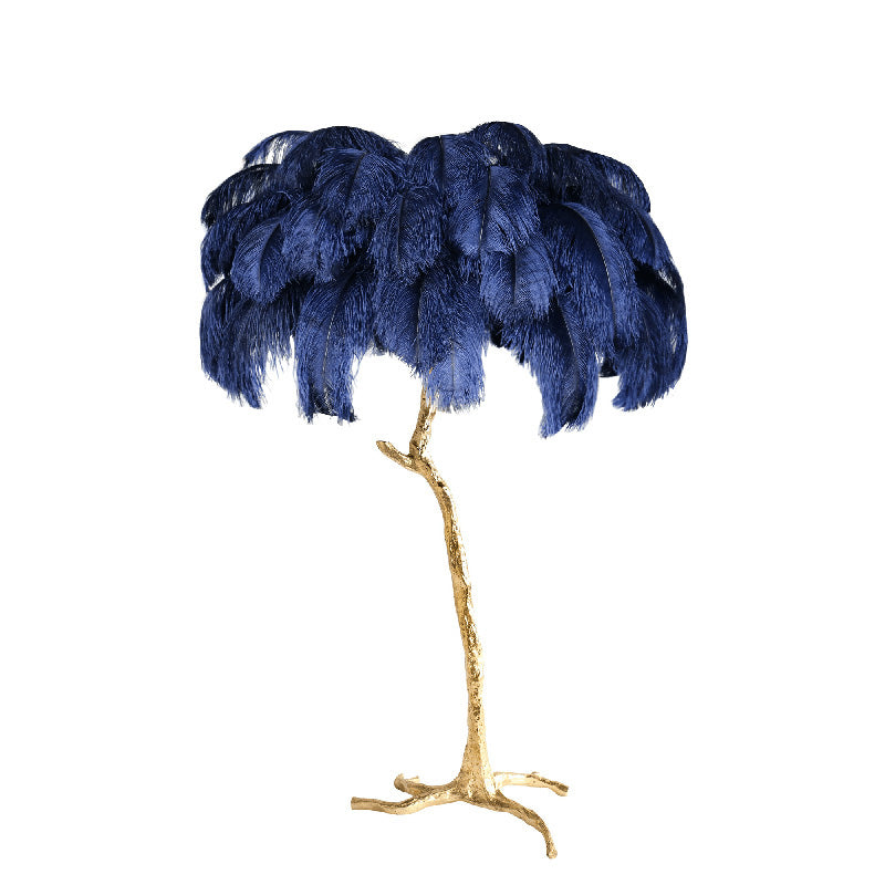 "Feather Oasis" Floor Lamp