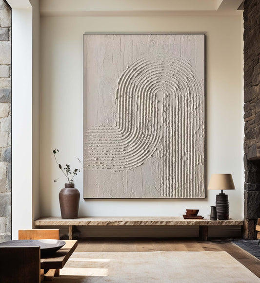 Peinture Murale Abstraite Minimaliste - Nuvia 0