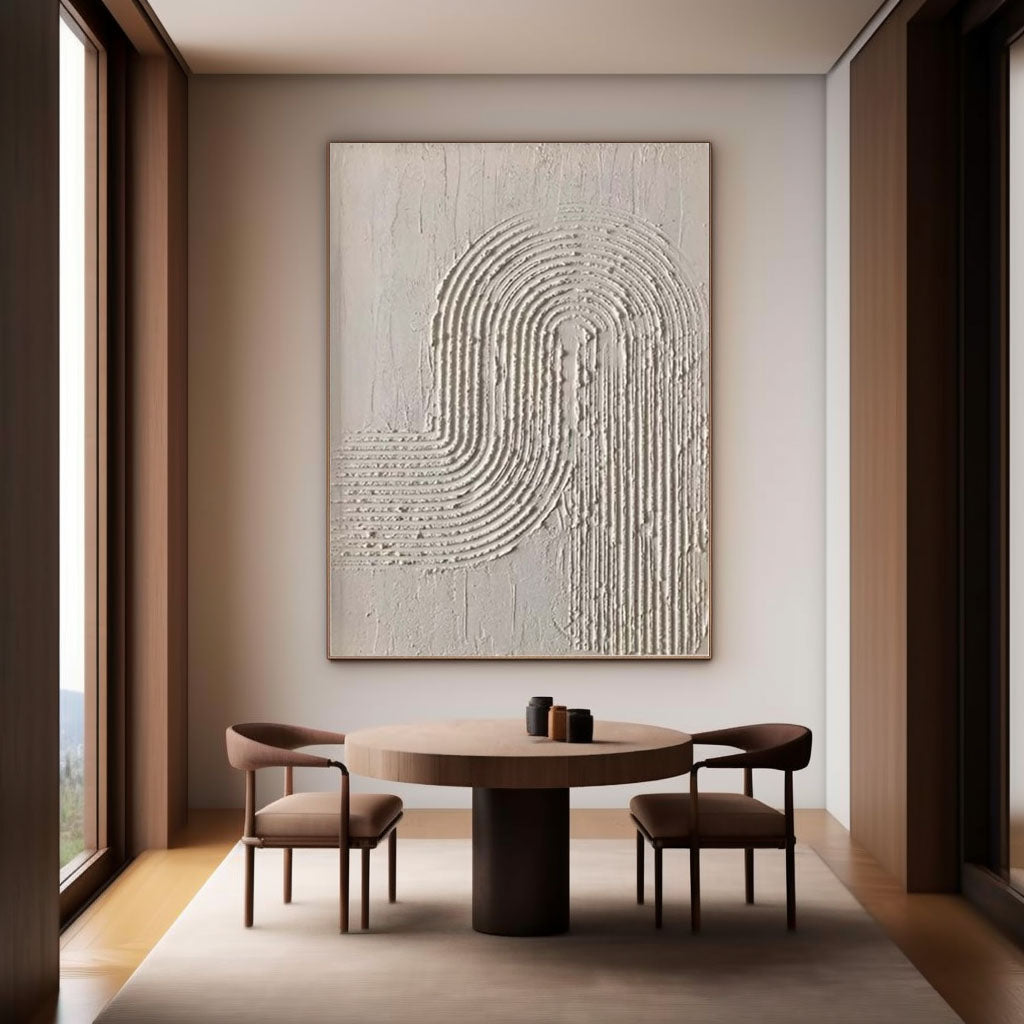 Peinture Murale Abstraite Minimaliste - Nuvia 3