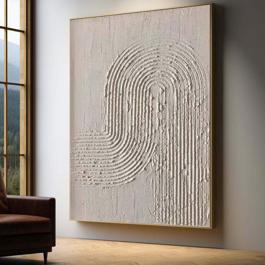 Peinture Murale Abstraite Minimaliste - Nuvia 4