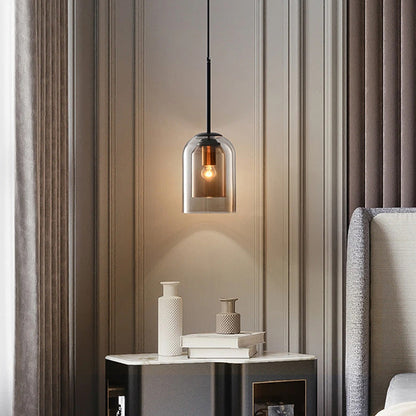 Pendentif Minimaliste Double Couche