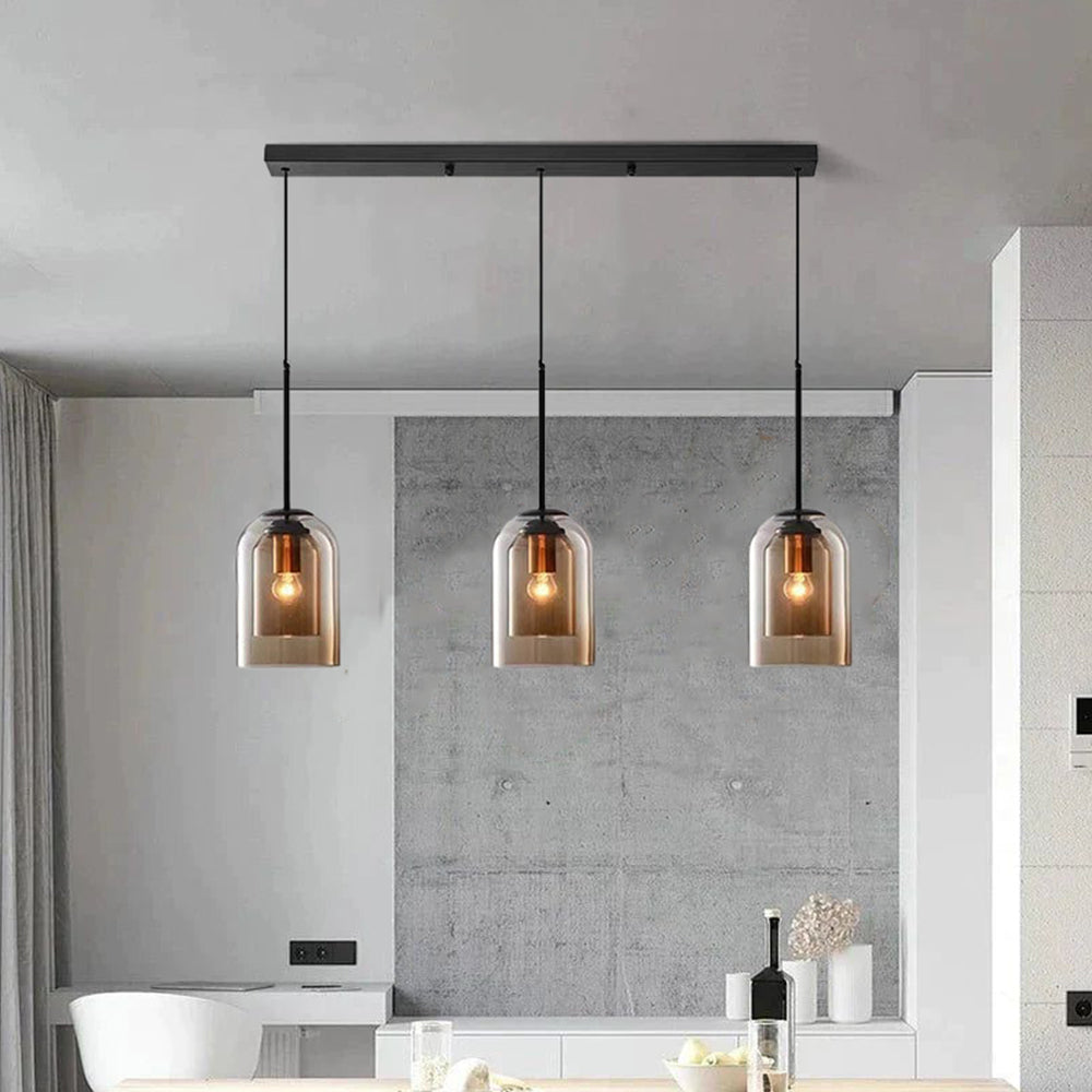 Pendentif Minimaliste Double Couche
