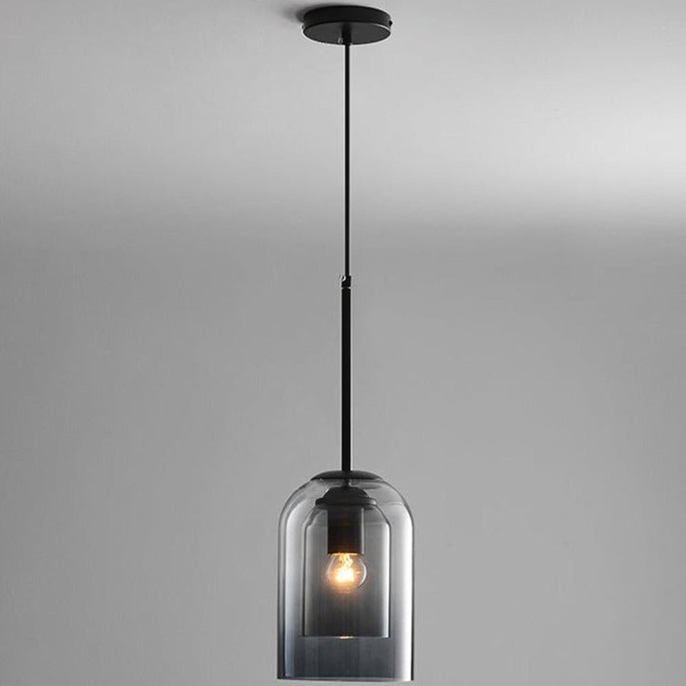 Pendentif Minimaliste Double Couche
