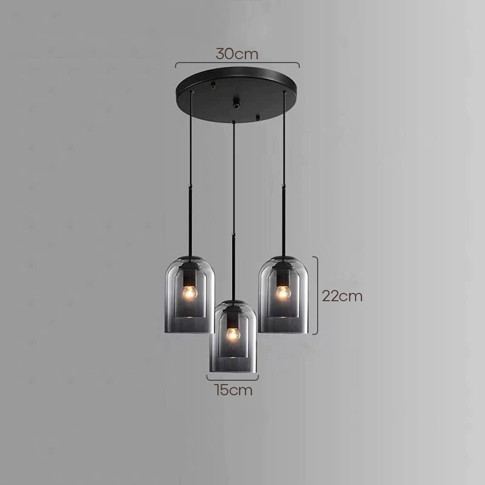 Pendentif Minimaliste Double Couche