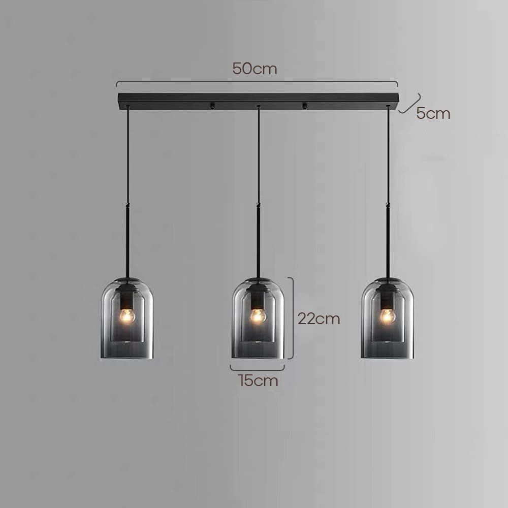 Pendentif Minimaliste Double Couche