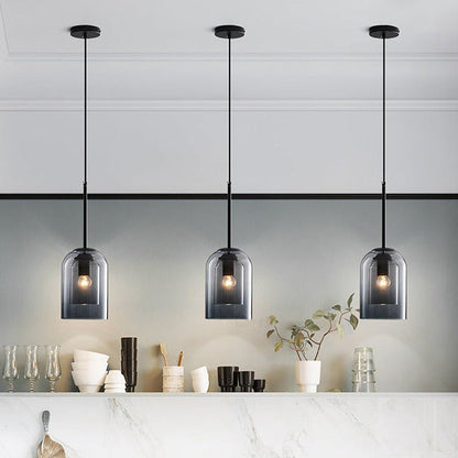 Pendentif Minimaliste Double Couche