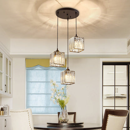 Pendentif en Verre Moderne - Elacube