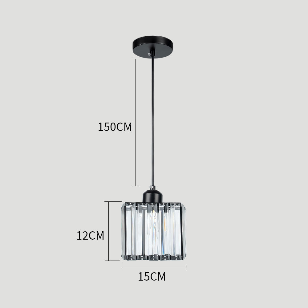 Pendentif en Verre Moderne - Elacube