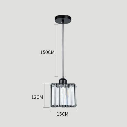 Pendentif en Verre Moderne - Elacube