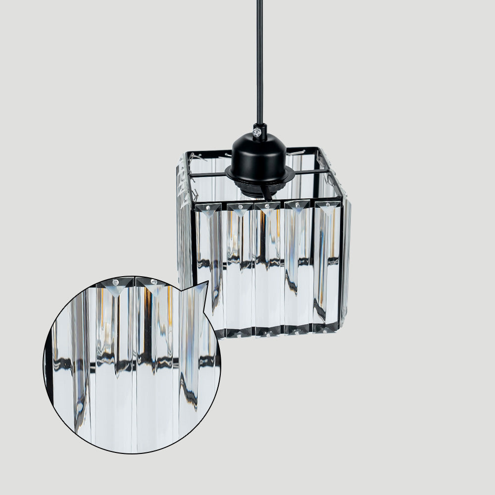 Pendentif en Verre Moderne - Elacube