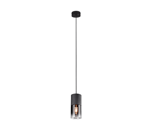 Petit Luminaire Suspendu Noir