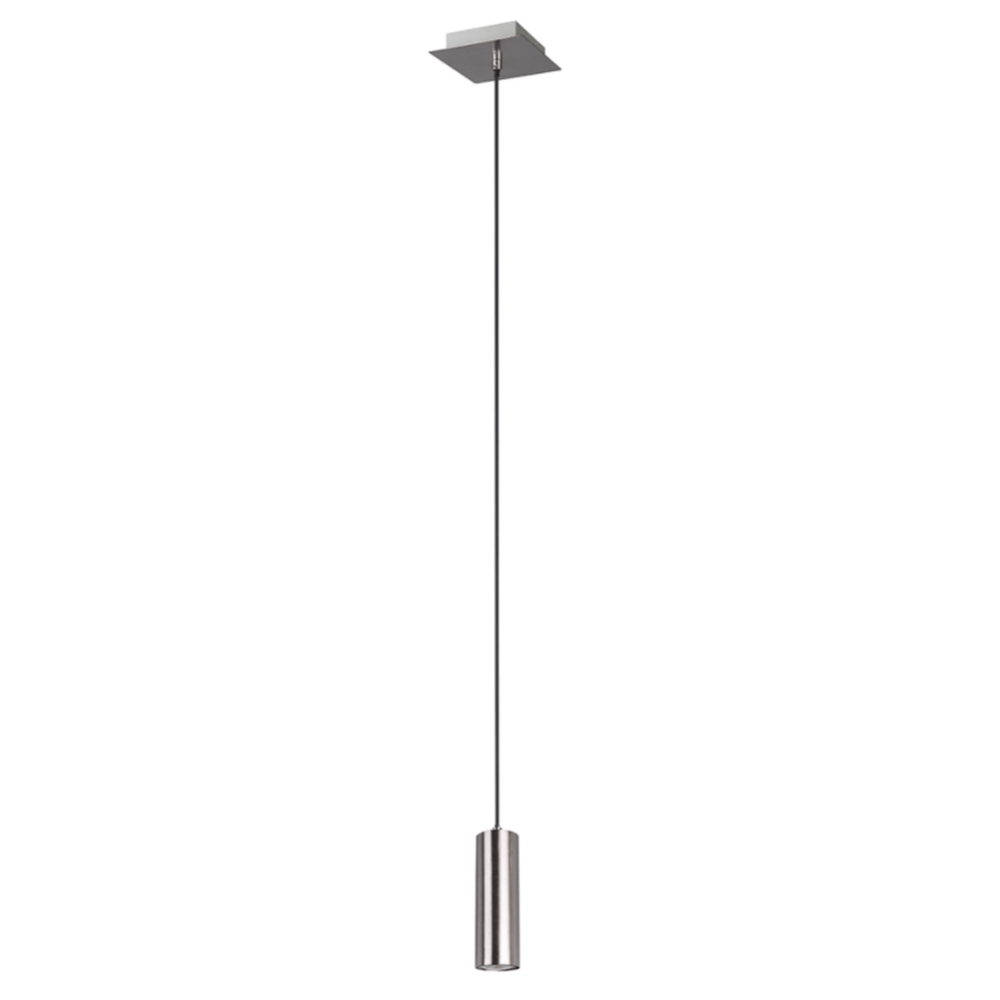 Petite suspension en métal argenté