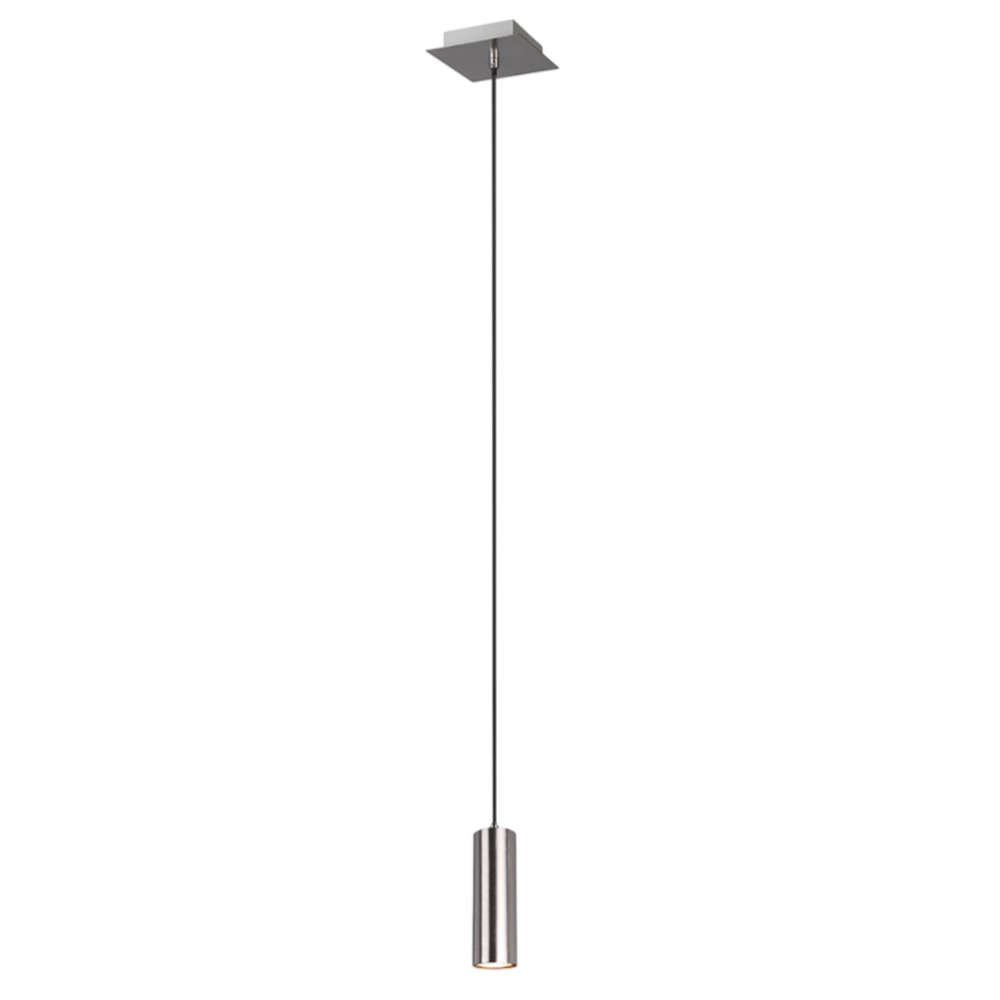 Petite suspension en métal argenté