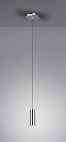 Petite suspension en métal argenté