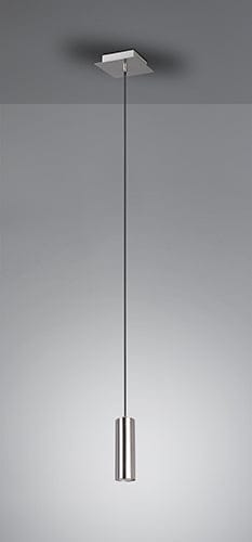 Petite suspension en métal argenté