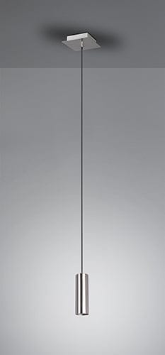 Petite suspension en métal argenté