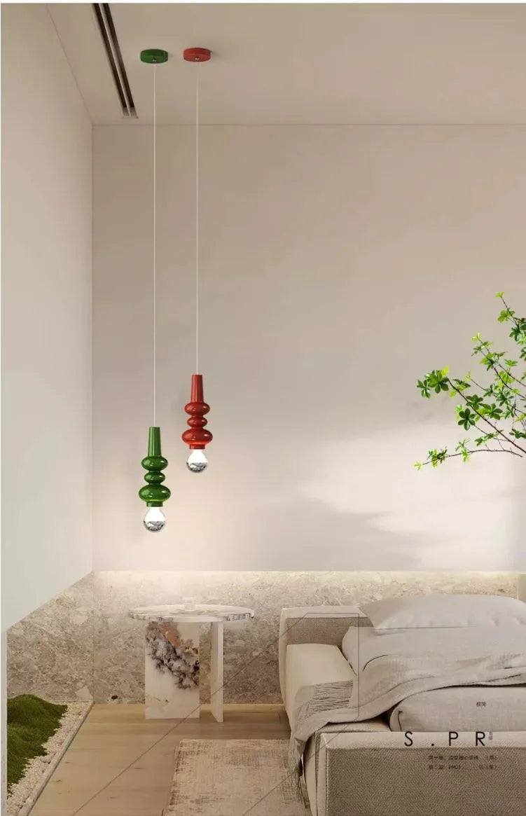 Petite suspension pour chambre retro - Finition brillant