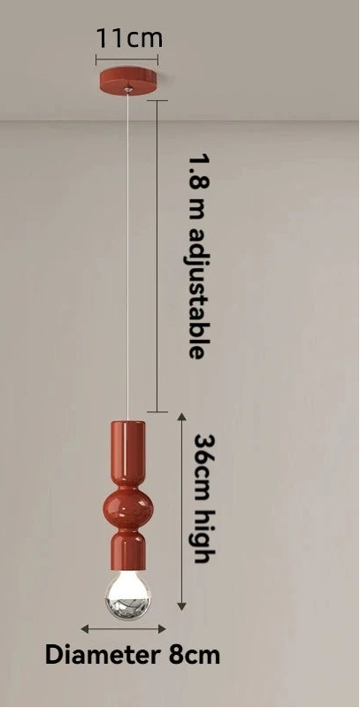 Petite suspension pour chambre retro - Finition brillant