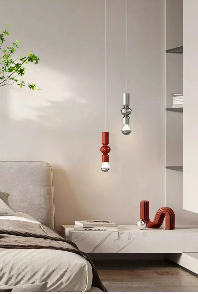 Petite suspension pour chambre retro - Finition brillant