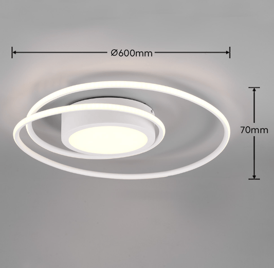 Plafonnier Blanc Led Design Dimmable