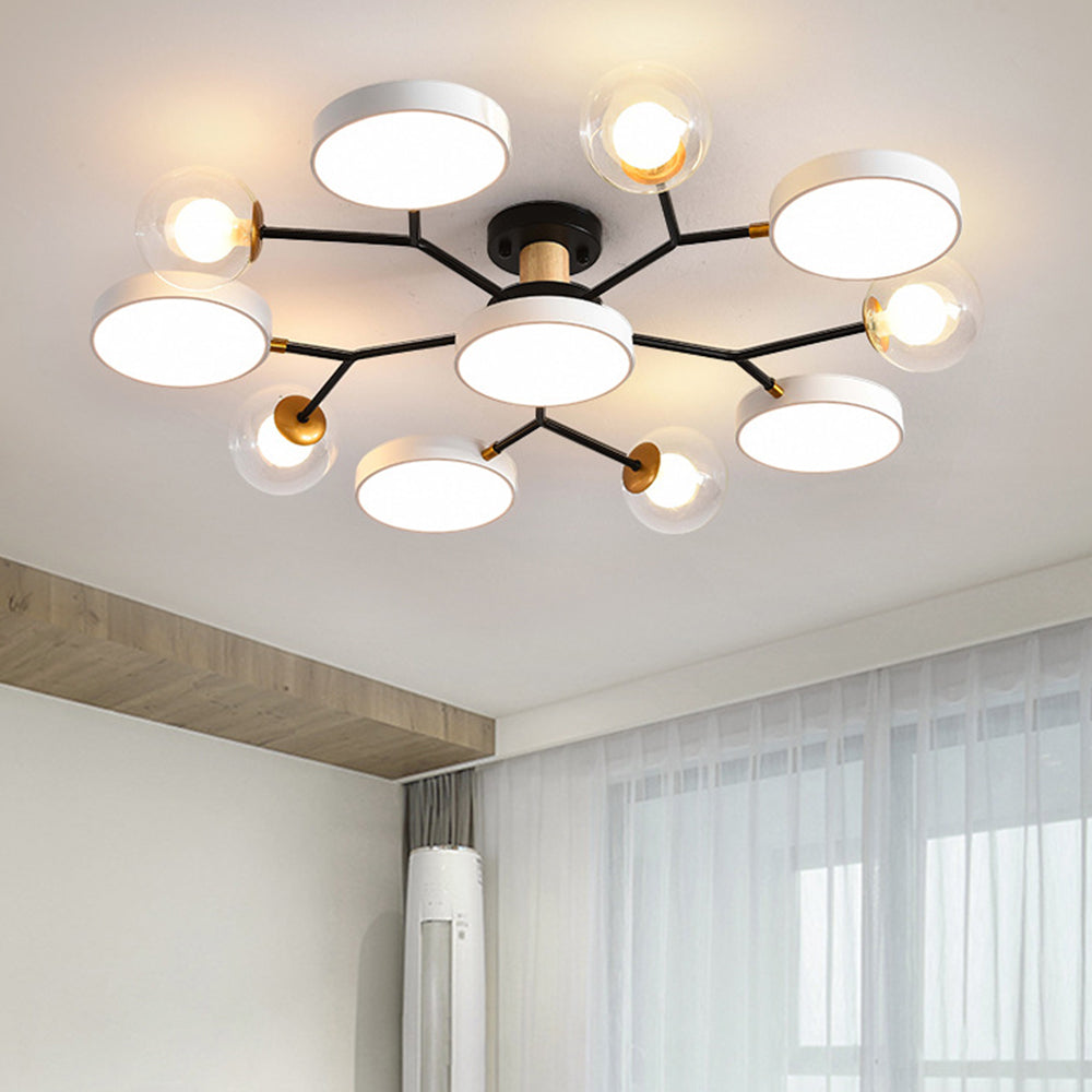 Plafonnier Branches LED - Élégance Naturelle Moderne