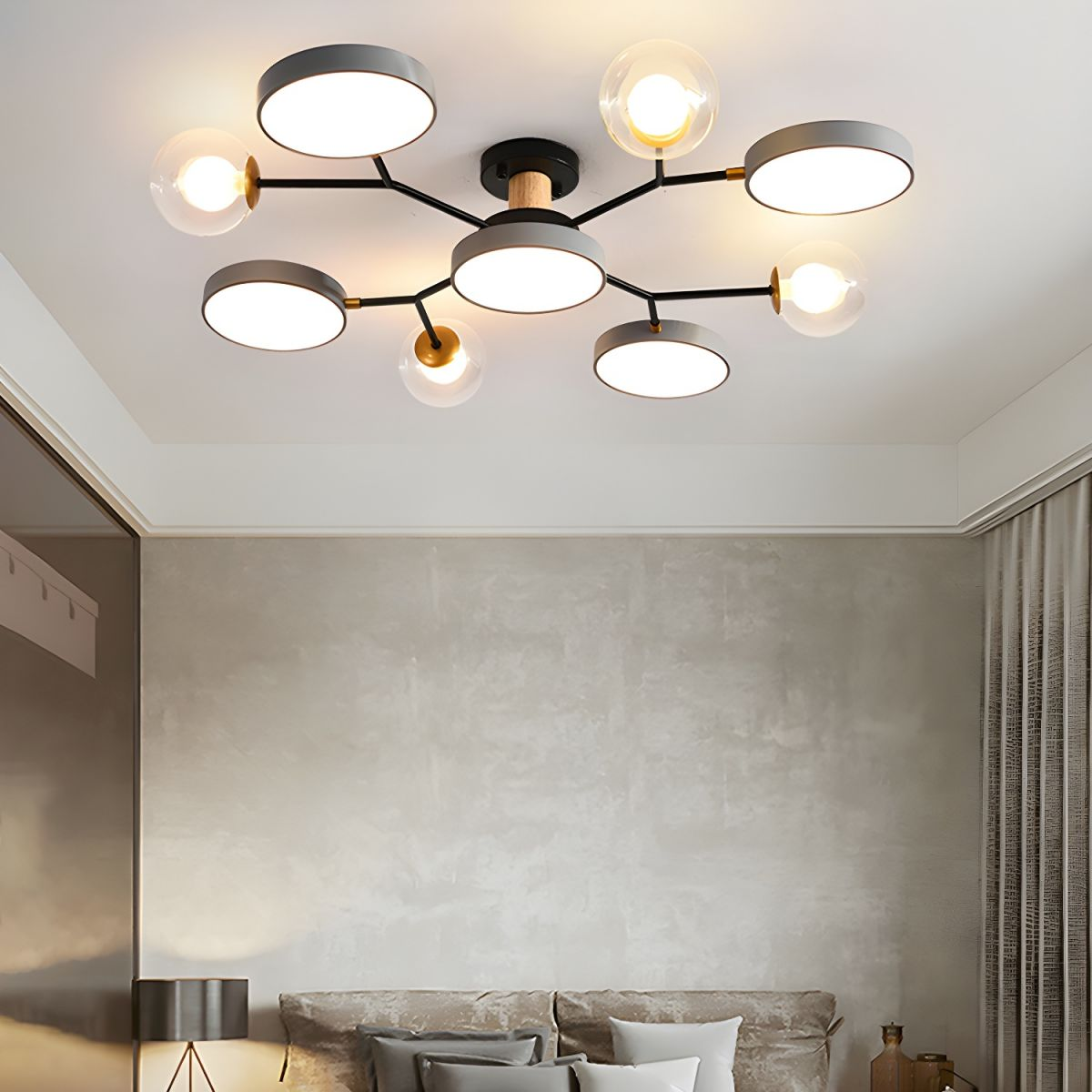 Plafonnier Branches LED - Élégance Naturelle Moderne