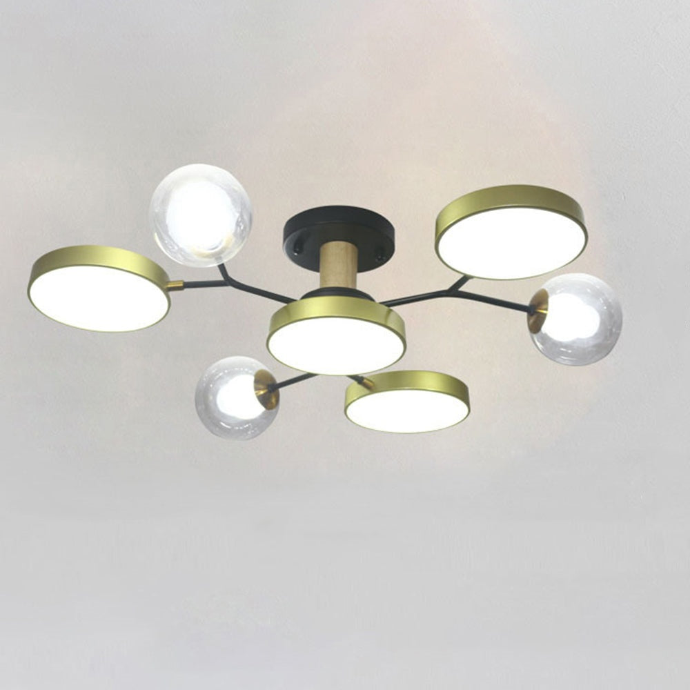 Plafonnier Branches LED - Élégance Naturelle Moderne