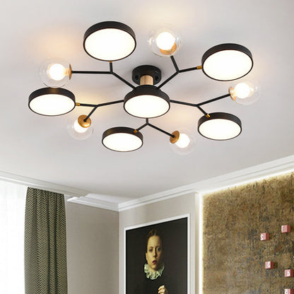 Plafonnier Branches LED - Élégance Naturelle Moderne