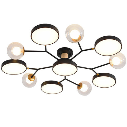 Plafonnier Branches LED - Élégance Naturelle Moderne