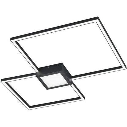 Plafonnier Carré LED Noir