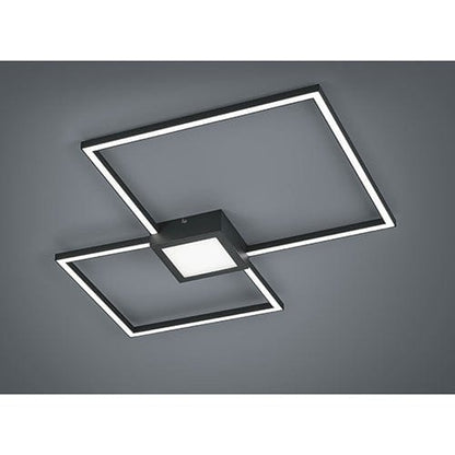 Plafonnier Carré LED Noir