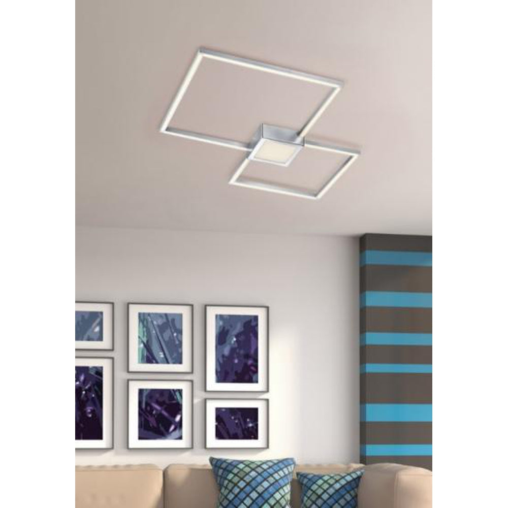 Plafonnier Carré LED Noir
